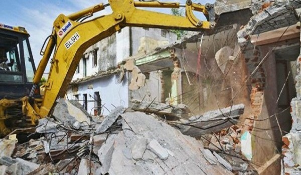 Illegal developments razed in Peshawar