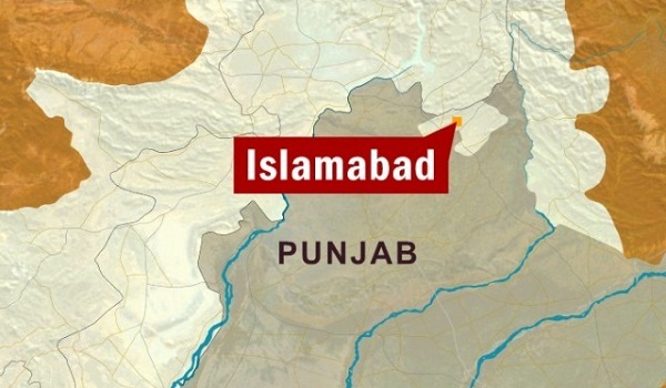 Islamabad on map