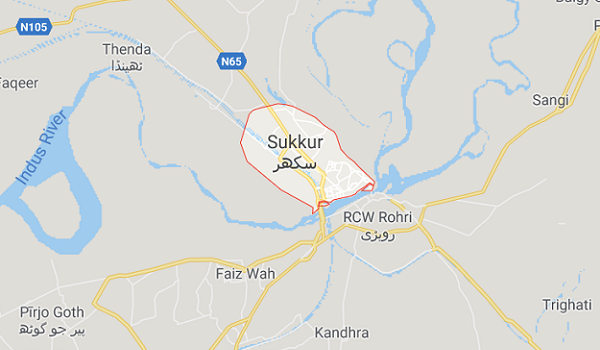 The Map of Sukkur