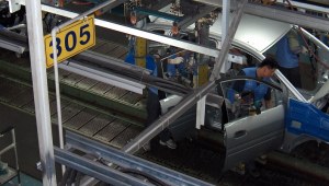 Hyundai automobile assembly line