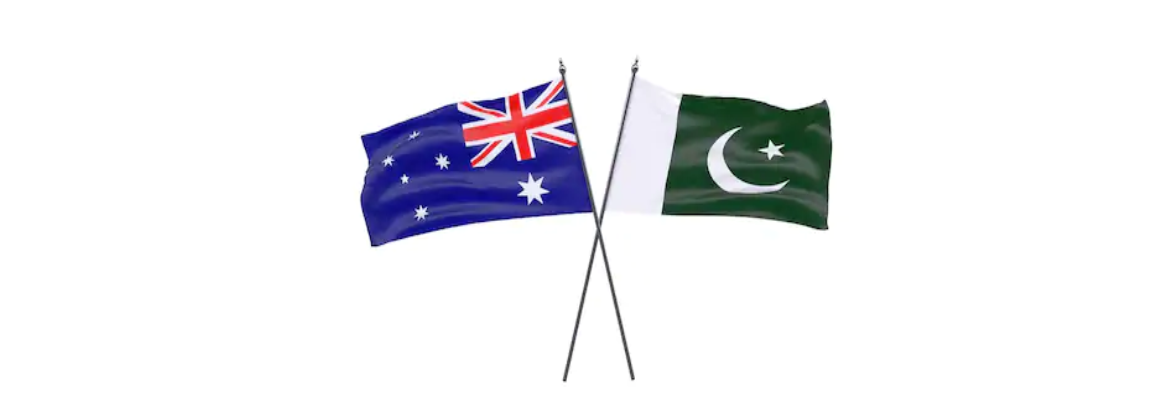 Pakistan-Australia flags