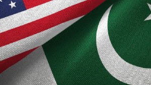 The Flags of Pakistan and United States